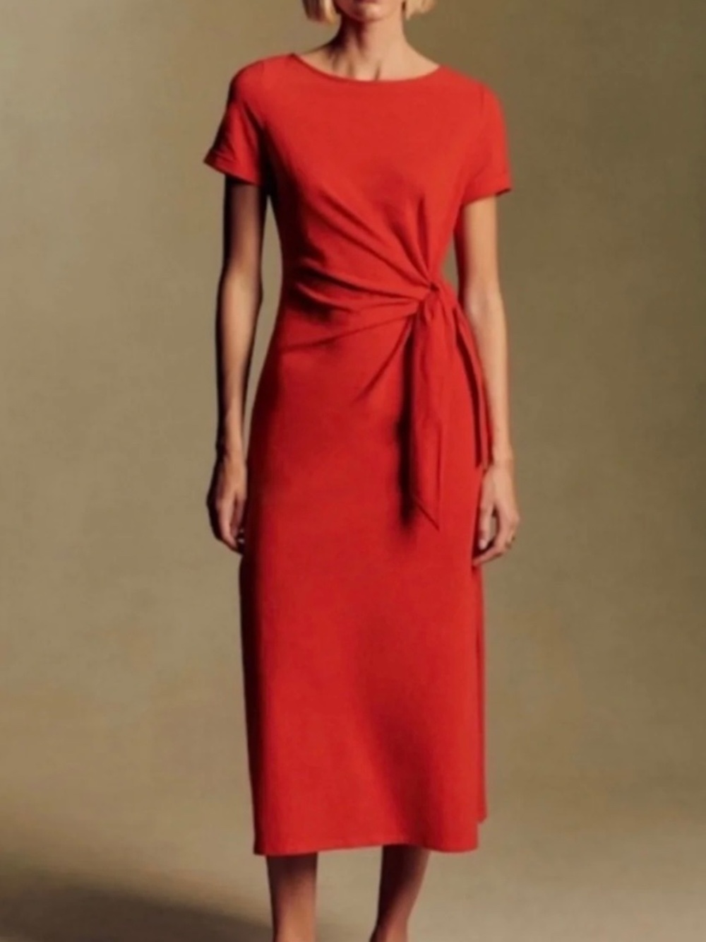 NWT Sezane Dress Pippa Dress xl Coral